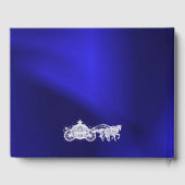Blue Princess Coach & Paarden Quinceañera Gastenboek (Achterkant)