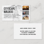 Blue Prints | Construction Contractors Visitekaartje (Voorkant / Achterkant)