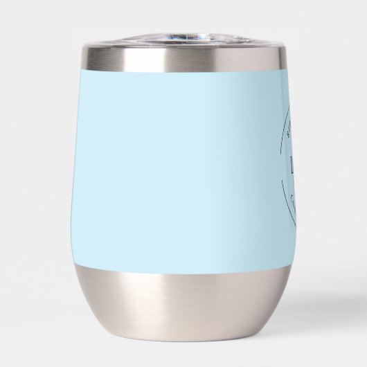 Blue Professional Custom Business logo Eenvoudig (Voorkant)