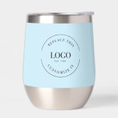 Blue Professional Custom Business logo Eenvoudig (Links)