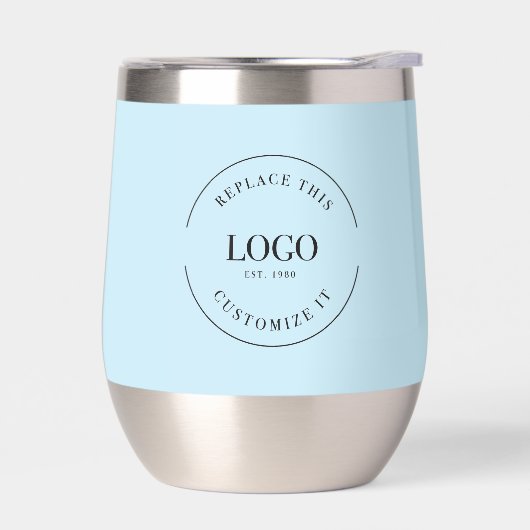 Blue Professional Custom Business logo Eenvoudig (Links)