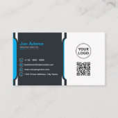 Blue Professional Modern Corporate Visitekaartje (Voorkant)