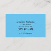 Blue Professional Tree Trimming Service Visitekaartje (Achterkant)