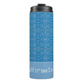 Blue Promotion Agave Affirmation Thermal Tumbler Thermosbeker