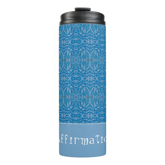 Blue Promotion Agave Affirmation Thermal Tumbler Thermosbeker (Voorkant)