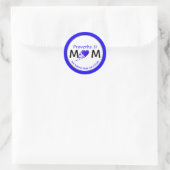 Blue Proverbs 31 mam Christelijk Ronde Sticker (Tas)