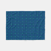 Blue Pset Fleece Blanket (Voorkant (Horizontaal))