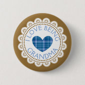 Blue Pset I Love Bea Button (Voorkant)