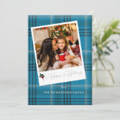 Blue Pset Instant Photo Prettige feestdagen (Staand voorkant)