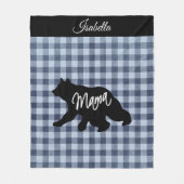 Blue Pset Mama - Beer Fleece Deken (Voorkant)