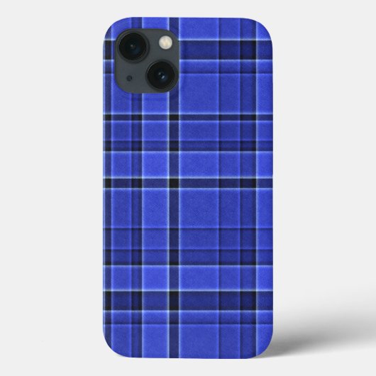 Blue Pset Tartan Case-Mate iPhone Case (Achterkant)