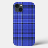 Blue Pset Tartan Case-Mate iPhone Case (Achterkant)