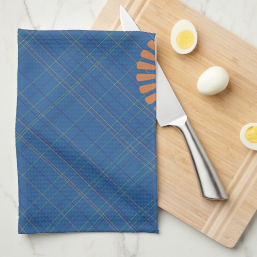 Blue Pset Tea Kitchen Towel Theedoek (Quarter Fold)