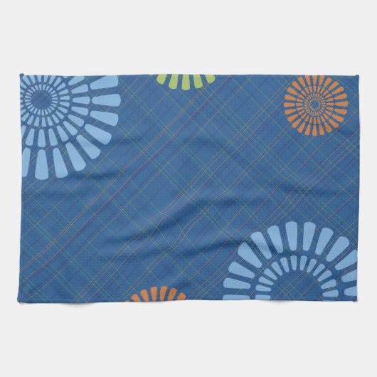 Blue Pset Tea Kitchen Towel Theedoek (Horizontaal)