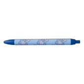 Blue Pset Teddy Bears Blauwe Inkt Pen (Voorkant)