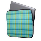 Blue Pset van Shirley Taylor Laptop Sleeve (Voorkant Links)