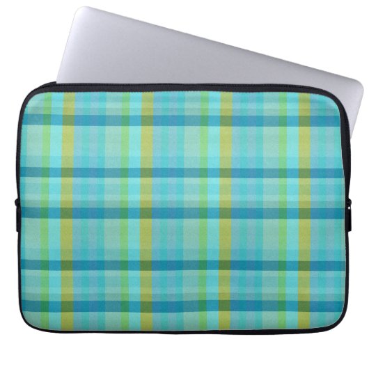 Blue Pset van Shirley Taylor Laptop Sleeve (Voorkant)