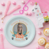 Blue Psychology Editable Photo Frame Dual Freud Ca Papieren Bordje (Feest)