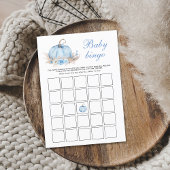 Blue Pumpkin Baby Bingo Game Kaart