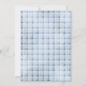 Blue Pumpkin Baby shower Invitation | thema herfst Kaart (Achterkant)