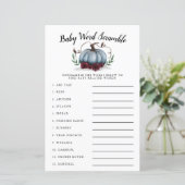 Blue Pumpkin Baby Word Scramble Game (Staand voorkant)