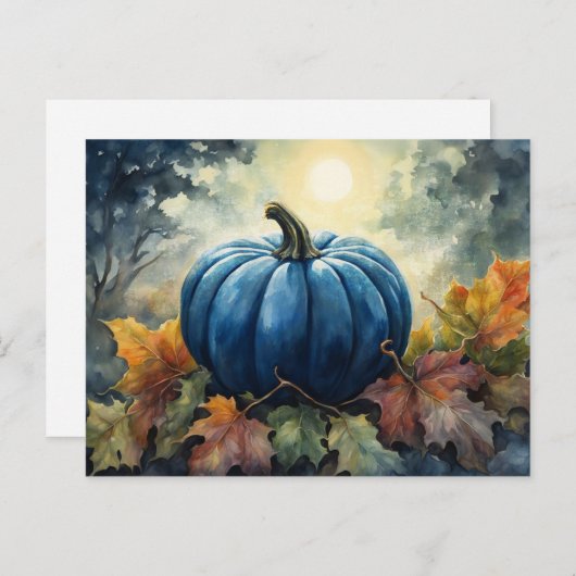 Blue Pumpkin - Briefkaart (Voorkant / Achterkant)