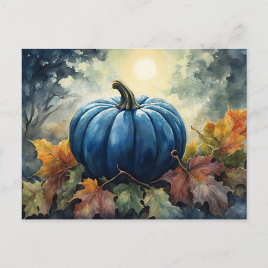 Blue Pumpkin - Briefkaart (Voorkant)