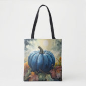 Blue Pumpkin - Canvas tassen (Voorkant)
