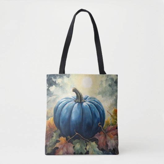 Blue Pumpkin - Canvas tassen (Voorkant)