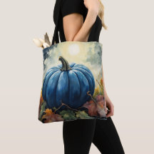 Blue Pumpkin - Canvas tassen