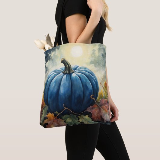 Blue Pumpkin - Canvas tassen (Dichtbij)