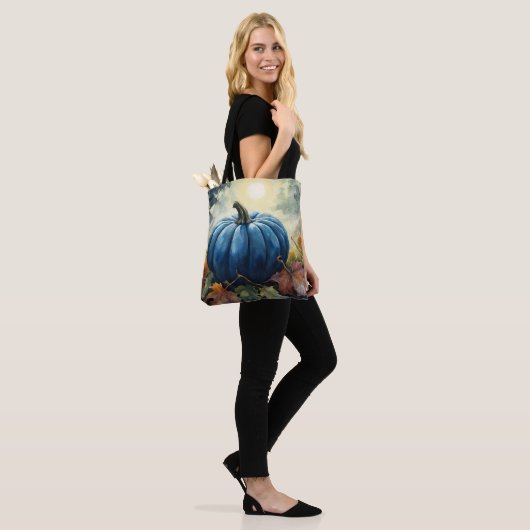 Blue Pumpkin - Canvas tassen (Op model)