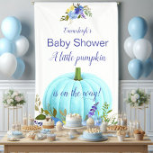 Blue Pumpkin Custom Baby shower Spandoek