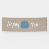 Blue Pumpkin Happy Herfst Brown Spandoek (Horizontaal)