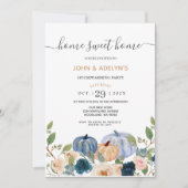 Blue Pumpkin Home Sweet Home House Warming Party Kaart (Voorkant)