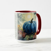 Blue Pumpkin - Koffie Mok, Beker, Mok (Voorkant rechts)