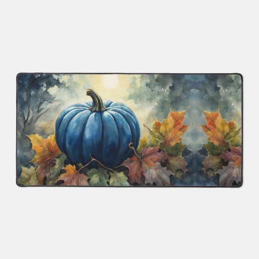 Blue Pumpkin - Muismat, bureau mat (Voorkant)