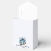 Blue Pumpkin op weg naar Herfst Boy Baby shower Bedankdoosjes (Geopend)