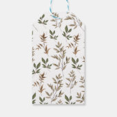 Blue Pumpkin Truck Baby shower Dank u Label Cadeaulabel (Achterkant)