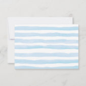 Blue Pumpkin Truck Baby shower Hartelijk dank Bedankkaart (Achterkant)