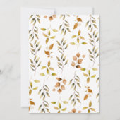 Blue Pumpkin Truck Baby shower Hartelijk dank Kaart (Achterkant)