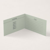 Blue Pumpkin - Visitekaartje (Binnen)