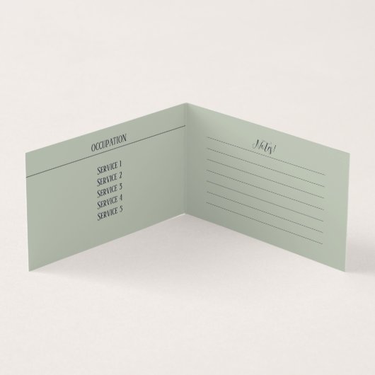 Blue Pumpkin - Visitekaartje (Binnen)