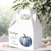 Blue Pumpkin Waterverf Boho Baby Boy Shower Bedankdoosjes