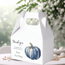 Blue Pumpkin Waterverf Boho Baby Boy Shower Bedankdoosjes