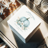 Blue Pumpkin Waterverf Boy Baby shower Servetten