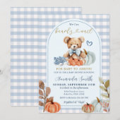 Blue Pumpkin We kunnen nauwelijks wachten Beer Bab Kaart (Voorkant / Achterkant)