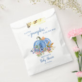 Blue Pumpkin Whimsical Baby Shower Bedankzakje (Gezegeld)