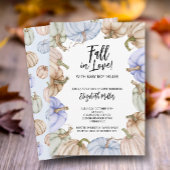 Blue Pumpkins-Baby shower Kaart