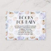 Blue Pumpkins Boy Baby Book Request Informatiekaartje (Voorkant)